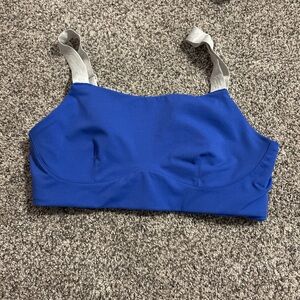 Fabletics Blue and Gray Sports Bra